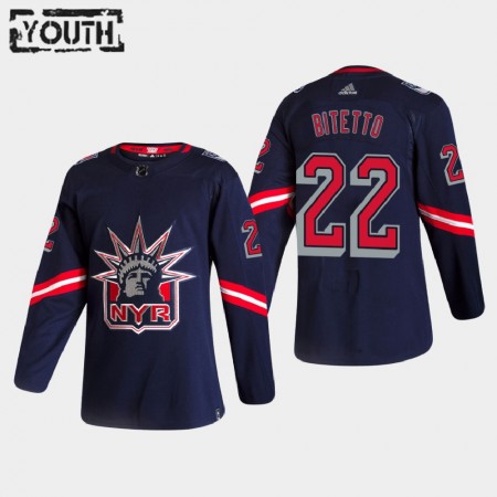 Camisola New York Rangers Anthony Bitetto 22 2020-21 Reverse Retro Authentic - Criança